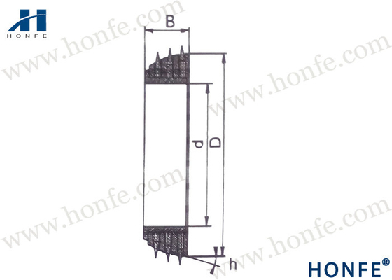 Temple Ring B84785 Hava Jet Makineleri İçin Tekstil Tezgahı Yedek Parçaları